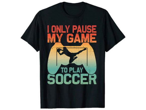 Bold Branding with Pause My Game Soccer T-Shirt Graphics