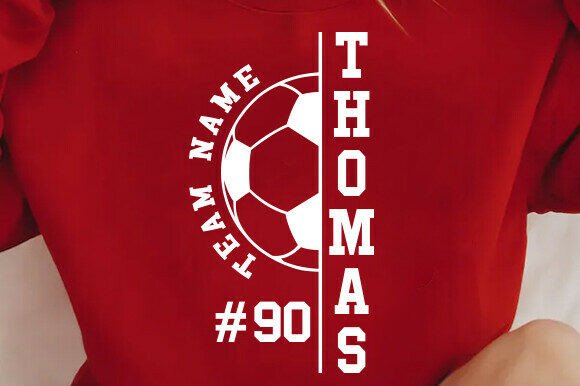 Dynamic Soccer Sports Team SVG & Game Day Graphics for T-Shirt Branding and Local Business Design