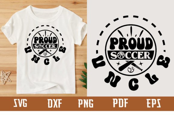 Proud Soccer Uncle Svg Design for T-Shirt Graphics & Digital Products