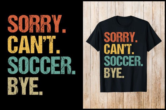 Soccer Bye T-Shirt Design: A Versatile Graphic for Branding and Marketing