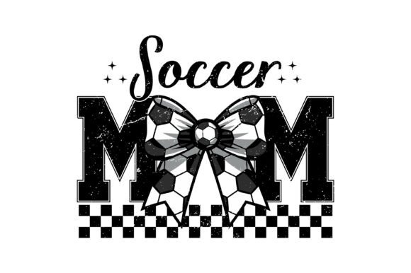Soccer Mom Bow Typography Design: T-Shirt Graphics That Command Attention