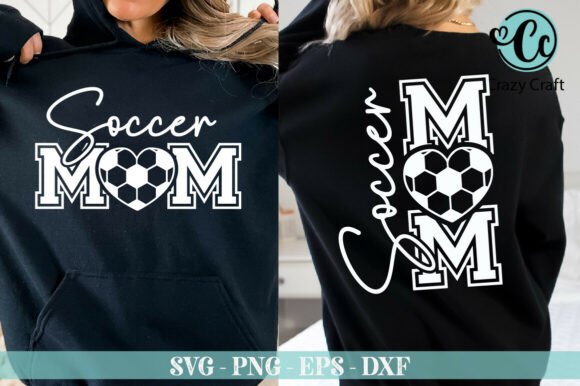 Soccer Mom Front Back Shirt Svg Png – T-Shirt Graphics for Digital Sellers