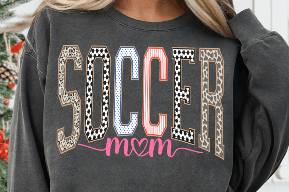 Soccer Mom SVG Designs for T-Shirt Graphics That Bring Energy to Brand Visuals