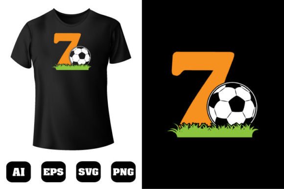 Soccer T-shirt Design 92: A Vector Review for Embroidery